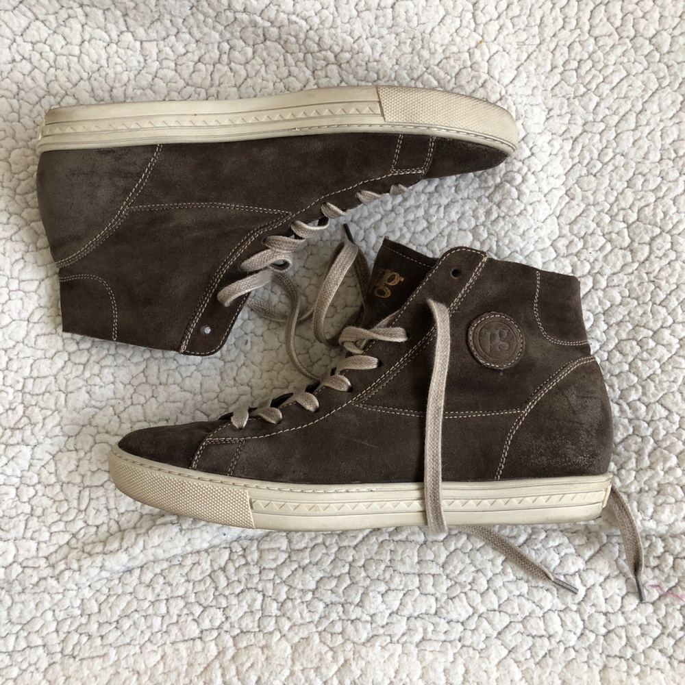 Paul Green Suede High Top Sneakers